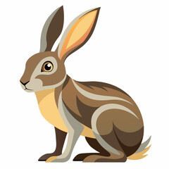 vector illustration of a rabbit