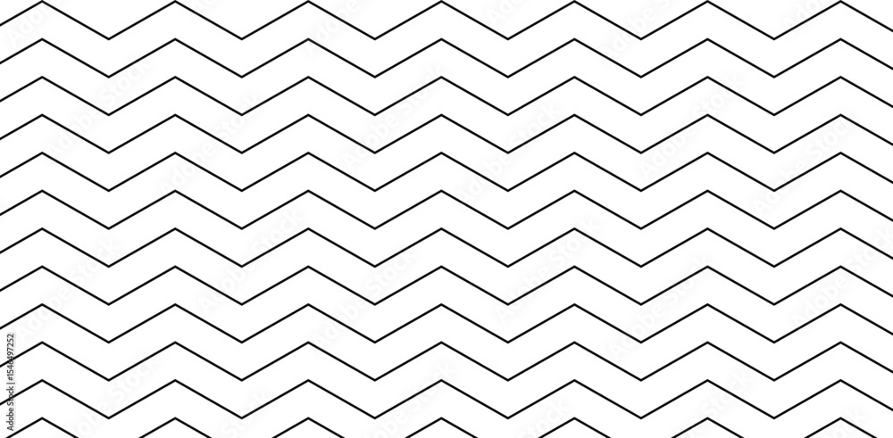 Poster elegant black and white zigzag pattern seamless texture for design projects