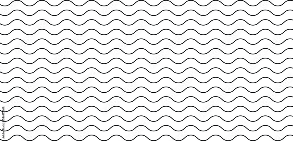 Poster elegant seamless wave pattern design background for textile print and web design projects