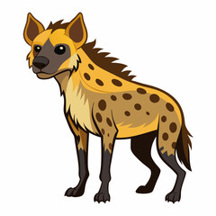 vector illustration of cartoon dog