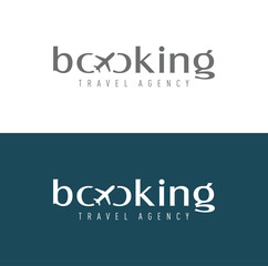 Ready logotype for travel or booking agencies