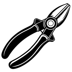 Pliers isolated on white background