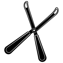 Gardening trimmer tool isolated on white background