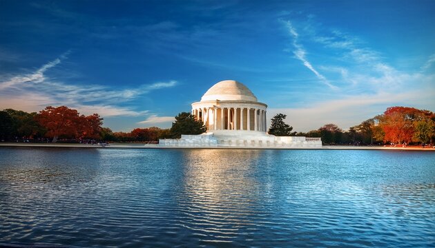 inscription in the jefferson memorial in washington dc of inalienable rights from the us declaration of independence