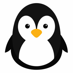 Cute cartoon penguin illustration for children