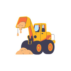toy loader with a bulldozer