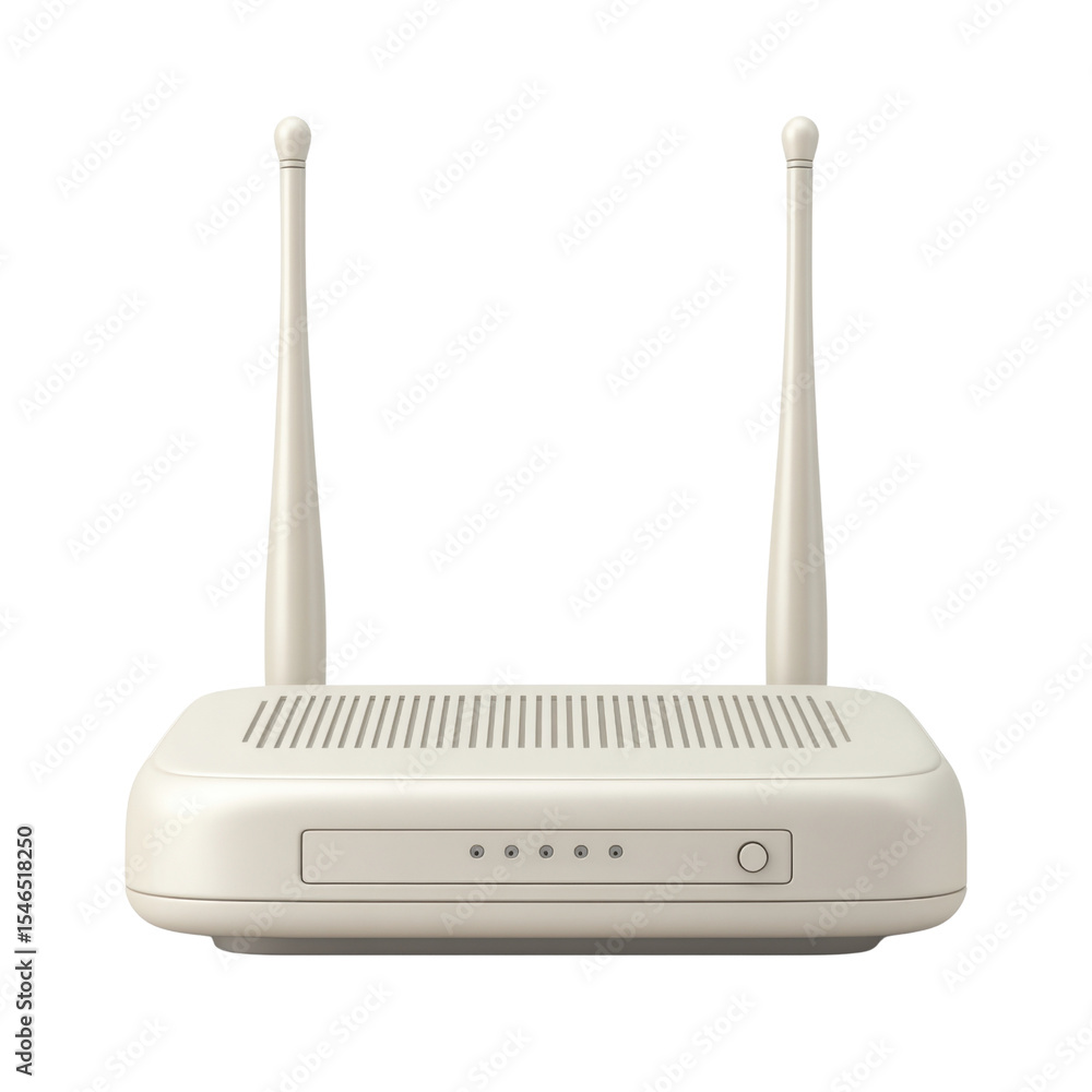 Aufkleber modern wireless router with antennas showcasing sleek design and connectivity features for home and 