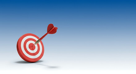 argeted Love: Heart-Shaped Dart in the Middle