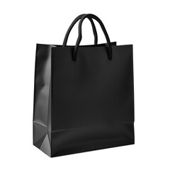 black shopping bag