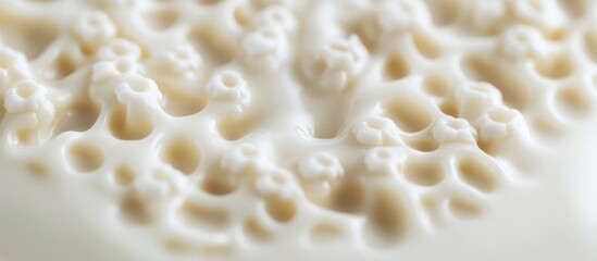 Close-up macro of white rice and sugar, a healthy and delicious staple for cooking or sweet desserts