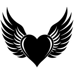 heart with wings