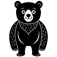 vector illustration of a bear