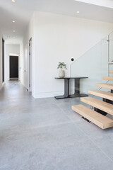 interior modern house wood floor high qulity luxery finishes concrete floor