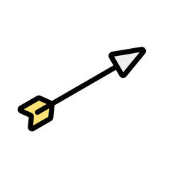 Archery arrow icon vector illustration