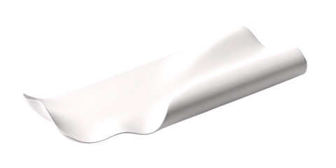 Abstract White Paper Curl Elegant Texture and Design Element