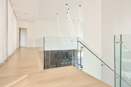 interior modern house wood floor high qulity luxery finishes concrete floor