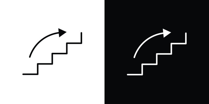Next steps icon in black. flat graphic vector icon