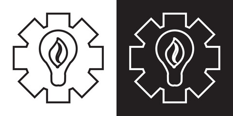 Energy Efficiency Icons.  Vector illustration. EPS 10/AI