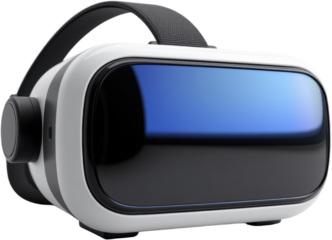 Virtual reality headset showcase tech expo product display modern environment close-up view innovation