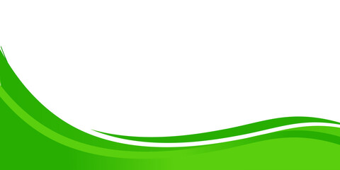 Abstract green wave. Vector illustration wave . presentation