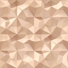 Beige Low Poly Triangular Geometry Pattern