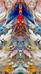 Abstract art background . Hand painting artwork on canvas .