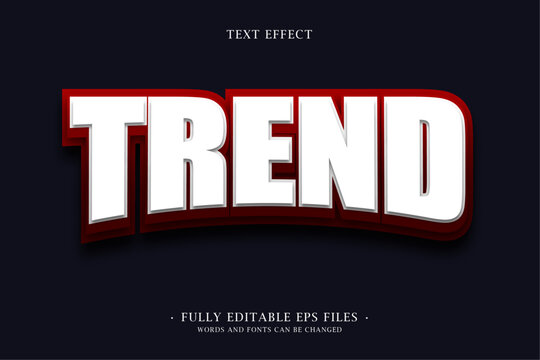 TREND Text Effect