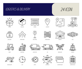 Logistics & Delivery icons