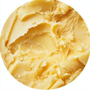 Close up of Mongongo Butters on white background 