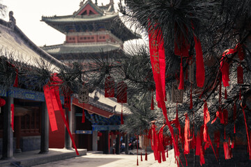 Shaolin temple in Dengfeng  Henan province, China