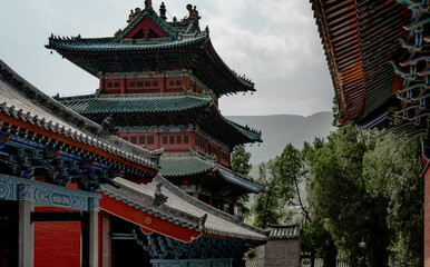 Shaolin temple in Dengfeng  Henan province, China