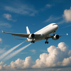 Obraz premium airplane in the sky