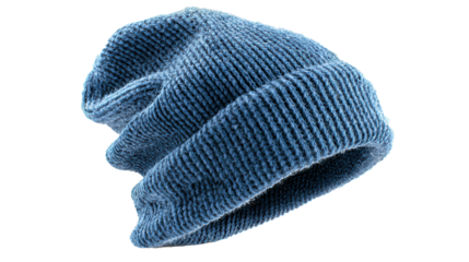 Stylish blue knitted hat perfect for chilly days and cozy winter adventures through urban landscapes and outdoor escapades