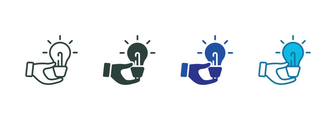 Solutions Icon Set Multiple Style Of