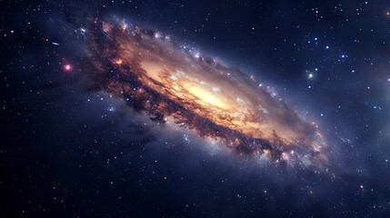 galaxy background, stars in the dark space, galaxy on dark background