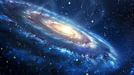 galaxy background, stars in the dark space, galaxy on dark background