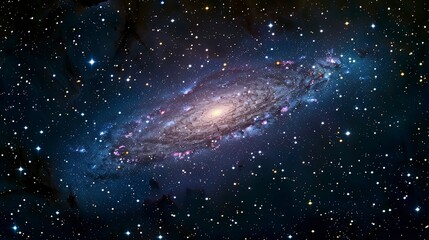 galaxy background, stars in the dark space, galaxy on dark background