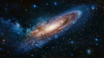 galaxy background, stars in the dark space, galaxy on dark background