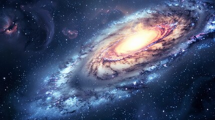 galaxy background, stars in the dark space, galaxy on dark background