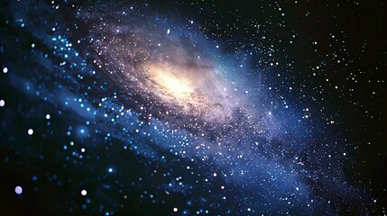 galaxy background, stars in the dark space, galaxy on dark background