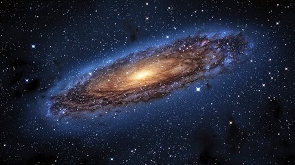 Obraz premium galaxy background, stars in the dark space, galaxy on dark background
