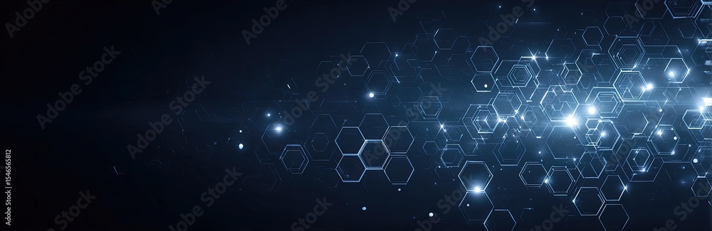 Poster abstract digital technology science background for presentations and web desig