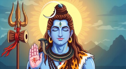 Lord Shiva Mahadev Shankar Neelkanth Adiyogi 4K HD Desktop Laptop Wallpaper Background | 4K HD Mahashivratri Wallpaper Background | Shiv Ji 4K Wallpaper for PC