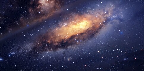 Fototapeta premium galaxy background, stars in the dark space, galaxy on dark background