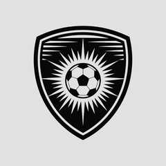 Soccer Team Shield Emblem Design