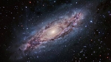 Fototapeta premium galaxy background, stars in the dark space, galaxy on dark background