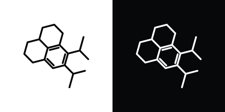 Phthalate free icon in black. flat graphic vector icon