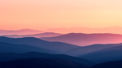 外星紫色山脉在夜空下高分辨率图片