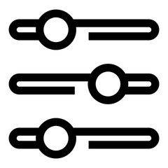 Setting buttons icon