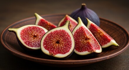 Juicy Figs A Delightful Display of Fresh, Ripe Figs